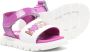 Moschino Kids Sandalen met logoprint Wit - Thumbnail 2