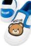 Moschino Kids Teddy Bear leren sneakers Wit - Thumbnail 3