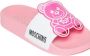 Moschino Kids Teddy Bear badslippers Wit - Thumbnail 4