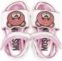 Moschino Kids Teddy Bear sandalen verfraaid met kristallen Wit - Thumbnail 3