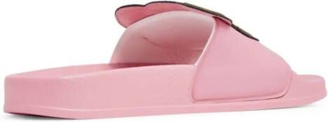 Moschino Kids Teddy Bear slippers Roze