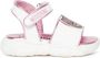 Moschino Kids Leren sandalen Wit - Thumbnail 2