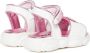 Moschino Kids Leren sandalen Wit - Thumbnail 3