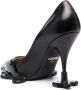 Moschino Leren pumps Zwart - Thumbnail 3