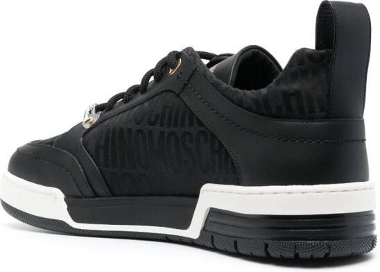 Moschino Leren sneakers Zwart