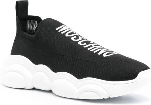 Moschino Gebreide sneakers Zwart