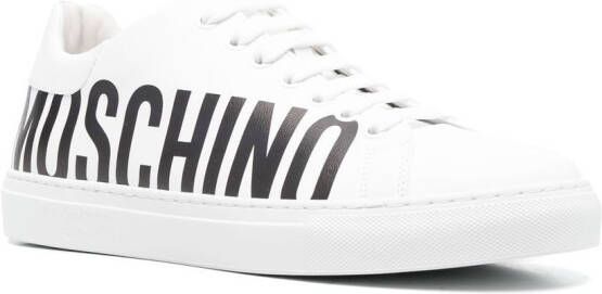 Moschino Sneakers met logo Wit