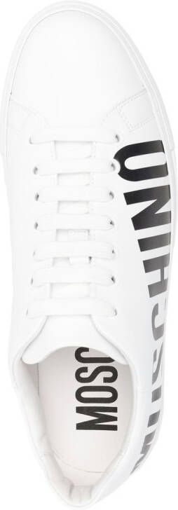 Moschino Sneakers met logo Wit