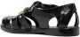 Moschino Sandalen met logoplakkaat Zwart - Thumbnail 3