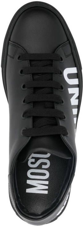 Moschino Sneakers met logoprint Zwart