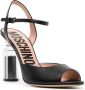 Moschino Sandalen met hak Zwart - Thumbnail 2