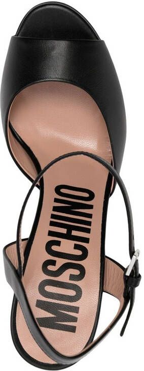 Moschino Sandalen met hak Zwart