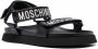 Moschino Sandalen met logoband Zwart - Thumbnail 2