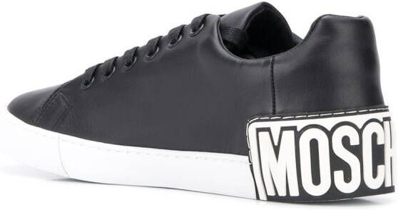 Moschino Sneakers met logo Zwart