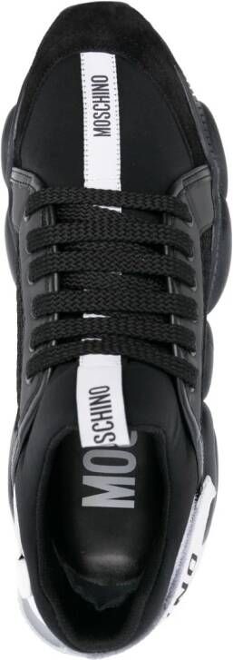 Moschino Sneakers met logopatch Zwart