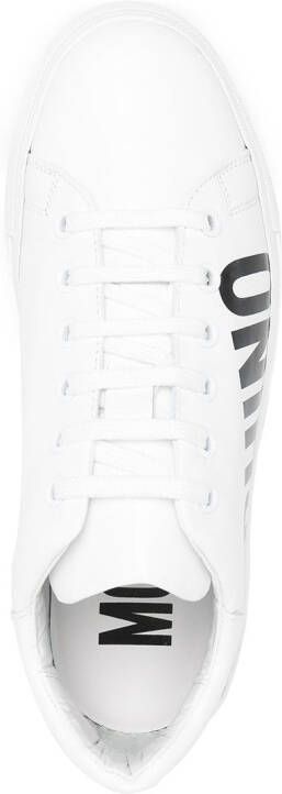 Moschino Sneakers met logoprint Wit