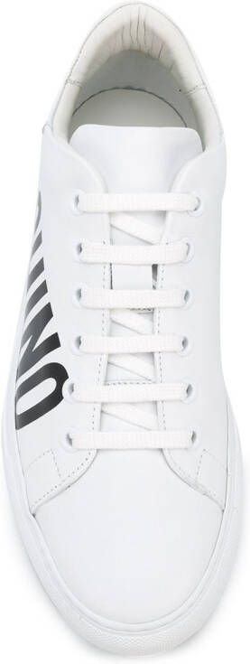 Moschino Sneakers met logoprint Wit