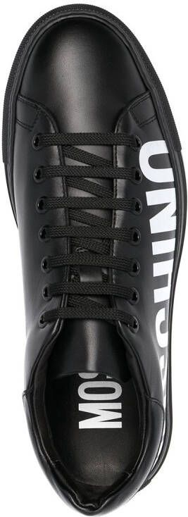 Moschino Sneakers met logoprint Zwart