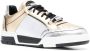 Moschino Sneakers met metallic vlakken Geel - Thumbnail 2