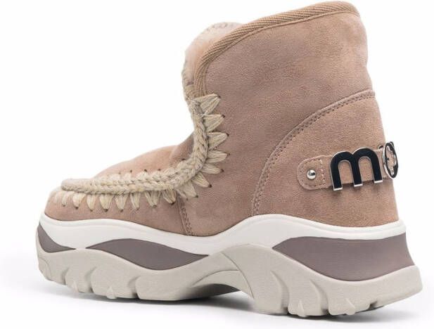 Mou Chunky sneakerlaarzen Beige