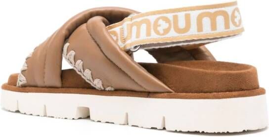 Mou Leren sandalen Bruin