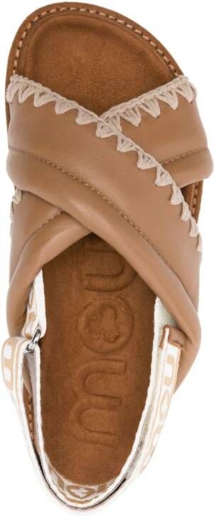 Mou Leren sandalen Bruin