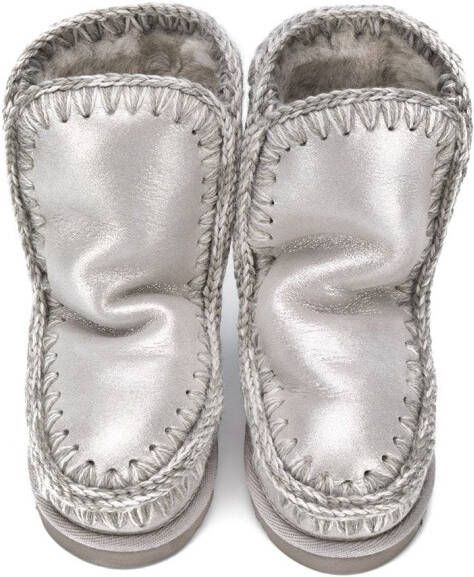 Mou Kids Eskimo metallic laarzen Grijs