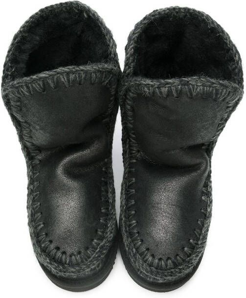 Mou Kids Slip-on laarzen Zwart