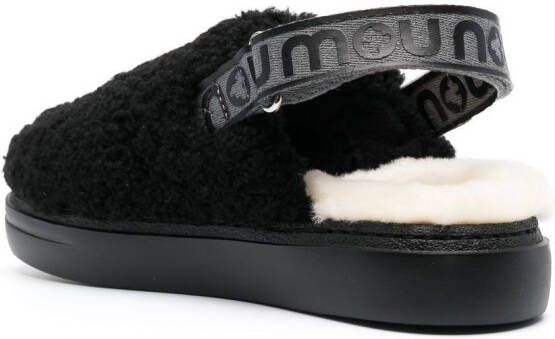 Mou Lammy slippers Zwart