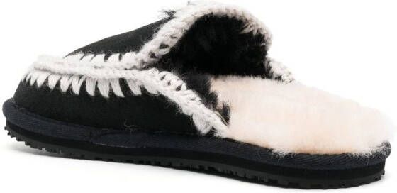 Mou Lammy slippers Zwart