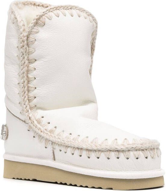 Mou Snow boots met logo Wit