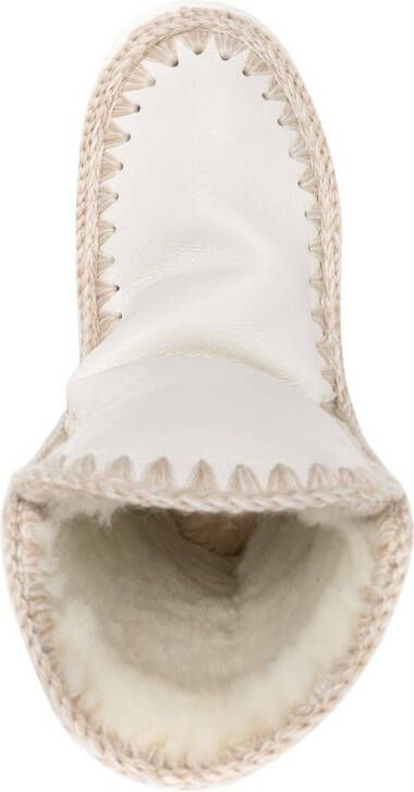 Mou Snow boots met logo Wit