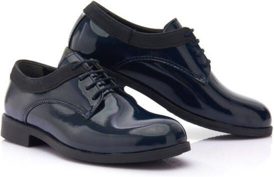 Moustache Oxford veterschoenen Blauw