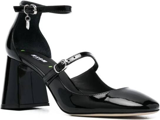 MSGM Gelakte pumps Zwart