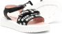 MSGM Kids Sandalen met logoprint Zwart - Thumbnail 2