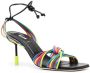 MSGM Sandalen met gedraaid bandje Zwart - Thumbnail 2