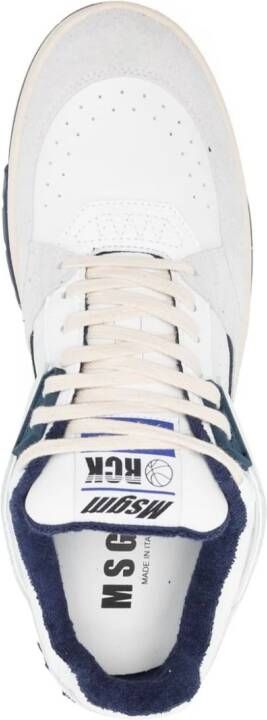 MSGM Sneakers met colourblocking Wit