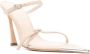 Mugler Suède sandalen 95 mm Beige - Thumbnail 2