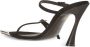 Mugler Fang leren sandalen Zwart - Thumbnail 3