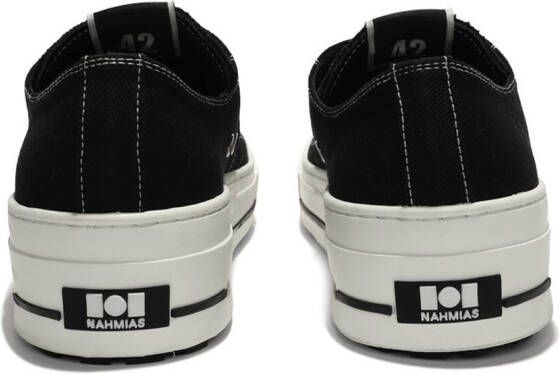 Nahmias Five-O canvas sneakers Zwart