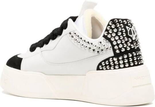 NAKED WOLFE Kosa Graffiti low-top sneakers Wit