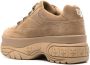 NAKED WOLFE Sporty sneakers met plateauzool Beige - Thumbnail 3