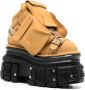 Natasha Zinko NEWROCK 90 mm cargo laarzen Bruin - Thumbnail 2