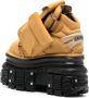 Natasha Zinko NEWROCK 90 mm cargo laarzen Bruin - Thumbnail 3