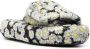 Natasha Zinko Slippers met bloemenprint Zwart - Thumbnail 2