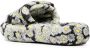 Natasha Zinko Slippers met bloemenprint Zwart - Thumbnail 3