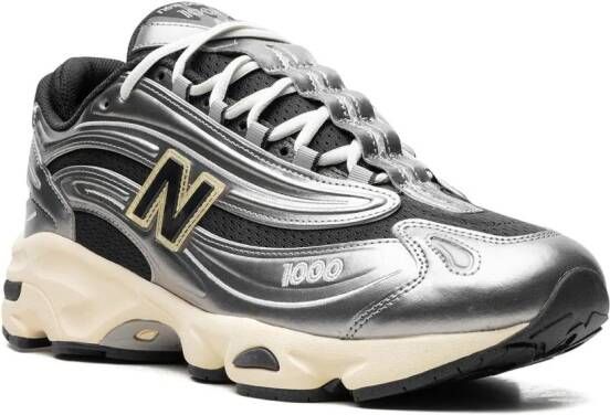 New Balance 1000 metallic sneakers Zilver