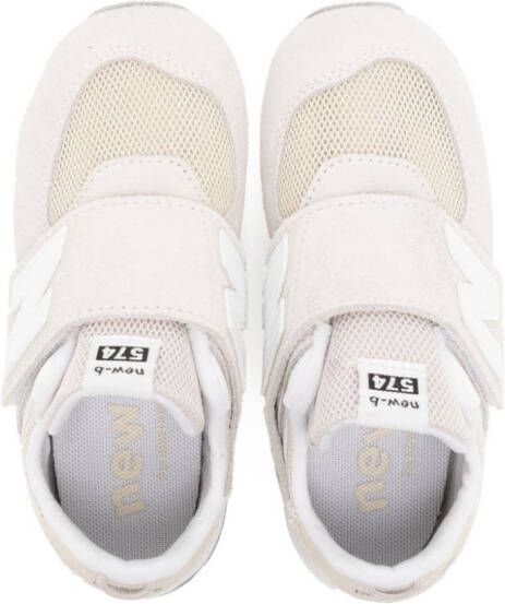 New Balance 574 sneakers met klittenband Wit