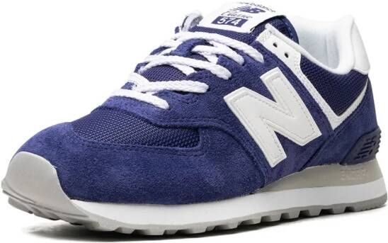 New Balance 574 suède sneakers Blauw