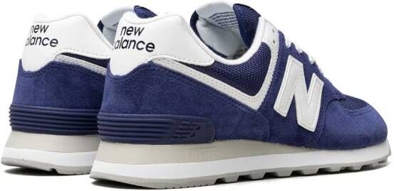 New Balance 574 suède sneakers Blauw